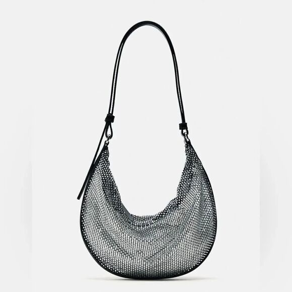 Zara Handbags - ZARA SPARKLY SHOULDER BAG